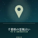 千葉県の霊視占いの鑑定先を比較する記事のアイキャッチ